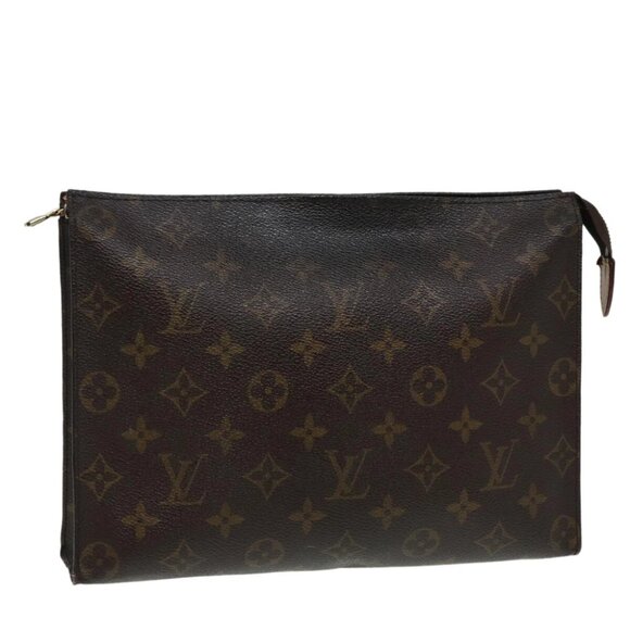 LOUIS VUITTON Monogram Poche Toilette 26 Pouch M47542 LV Auth 84323 - Picture 1 of 16